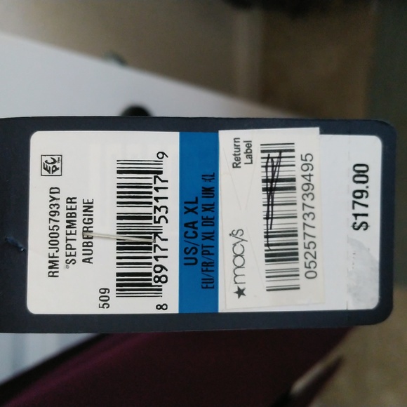 Rachel Roy long double-breasted trench coat/jacket in Aubergine. Size XL - Picture 7 of 11